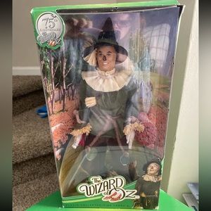 The Wizard Of Oz SCARECROW Barbie Collection Pink Label 75th Anniversary 12” NIB